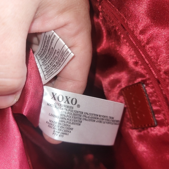 ❤️XOXO Bold Red and Pink Logo Satchel - Picture 4 of 8